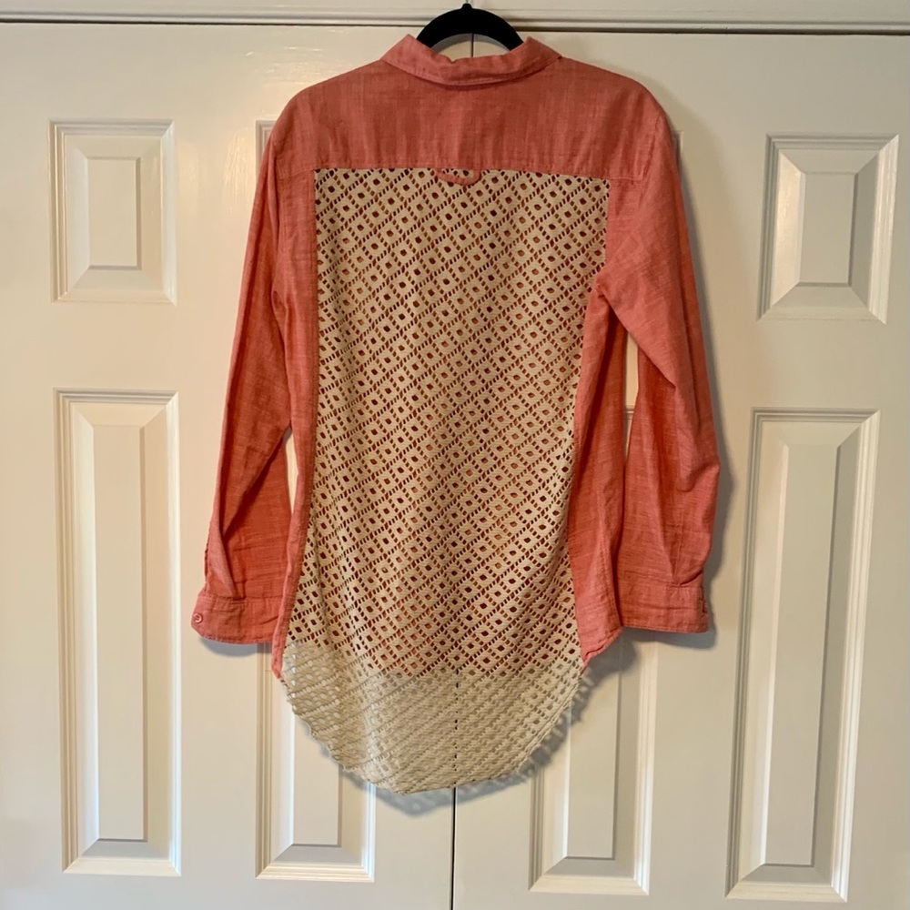 Free people lace back shirt